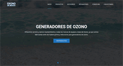 Desktop Screenshot of generadoresdeozono.mx